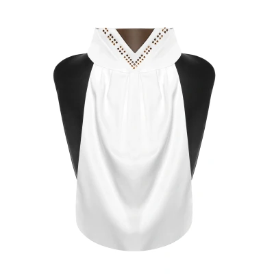 Abbildung von Fair Play Plastron Faven Weiß/Braun S (34 36 cm) Agradi.deVerkauft von Agradi