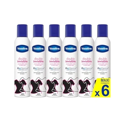 Abbildung von Vaseline Double Invisible Anti Transpirant für Damen 250 ml 48h Sweat Protection &amp; Long lasting Freshness 6er Pack