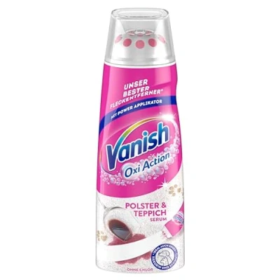 Abbildung von Vanish Oxi Action Polster und Teppich Serum 1 x 195 ml Fleckenentferner für Teppiche Gegen Schmutz Geruch nach Urin