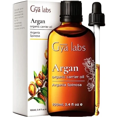 Abbildung von Gya Labs Bio Arganöl für Haare Reines kaltgepresstes marokkanisches Haut &amp; Gesicht Feuchtigkeitsspendendes Argan Haaröl Lotionen, Seifen Haarspülungen (100ml)