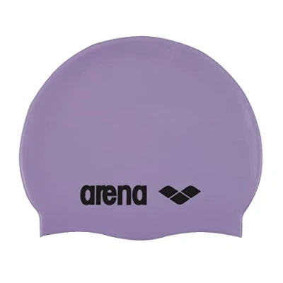 Abbildung von ARENA Unisex Erwachsene Classic Silicone Badekappe, Parma/Black, Einheitsgröße EU