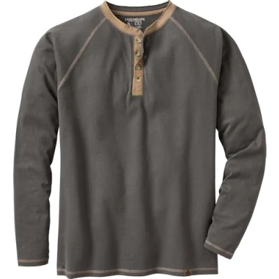 Abbildung von Legendary Whitetails Herren Standard Recluse Henley, Anthrazit, Größe S