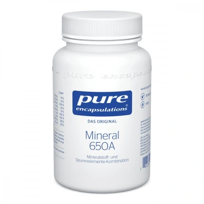 Abbildung von Pure Encapsulations Mineral 650a Kapseln