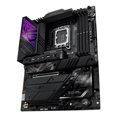 Abbildung von ASUS ROG Strix Z890 E Gaming WiFi Mainboard Sockel Intel LGA 1851 (ATX, Advanced AI, DDR5, NitroPath DRAM, 7X M.2, 7, PCIe 5.0, Q Release, 2X Thunderbolt 4, DIMM Flex)