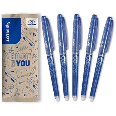 Abbildung von PILOT FriXion Point, radierbarer Tintenroller, (Blau), 1 Stück (5er Pack)