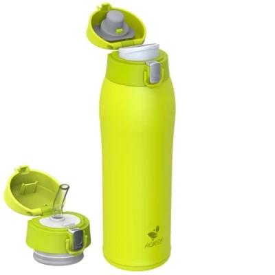 Abbildung von AORIN Trinkflasche Edelstahl 18/8, 750ml, Auslaufsicher Thermoskanne Isolierflasche Doppelwandig, BPA Frei Sportflasche, Trinkflaschen für Sport, Schule, Outdoor