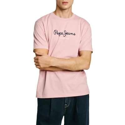 Abbildung von Pepe Jeans Herren Eggo N T Shirt, Rosa, M
