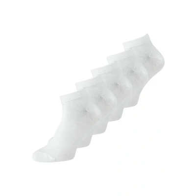 Abbildung von Jack &amp; Jones Jacbasic Short SOCK 5 PACK Socken, Herren, Größe: One Size, White