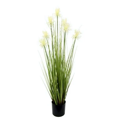 Abbildung von Flair Flower Protea im Grasbusch Topf Nadelkissen Busch Ufergras Dekogras Gras Kunstgras künstliche Pflanzen Kunstpflanze Grünpflanze Solitärgras Dekopflanze
