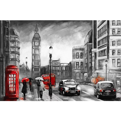 Abbildung von Places of Style Leinwandbild »London«