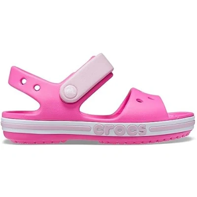 Abbildung von Crocs Unisex Kinder Bayaband K Sandale, Electric Pink, 19/20 EU