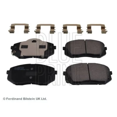 Abbildung von BLUE PRINT ADG042164 Bremsbelagsatz Vorderachse mit Anti Quietsch Blech, Befestigungsmaterial KIA: SOUL 2