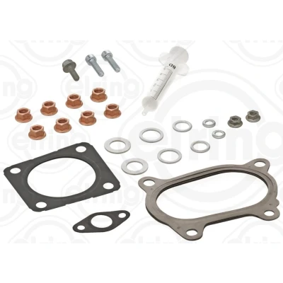 Abbildung von ELRING 796.230 Montagesatz, Lader mit Dichtungen Montageanleitung, Schrauben ALFA ROMEO: Giulietta Hatchback, MiTo, FIAT: Tipo Estate