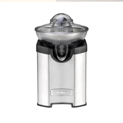 Abbildung von Cuisinart Electriktische Zitruspresse Fruit Juicer Machine für alle Größen Orange, Zitrone, Limette, Grapefruit Tropffrei Spülmaschinenfest Kompakte Größe Edelstahl