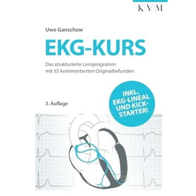 Abbildung von EKG Kurs: Das strukturierte Lernprogramm mit 55 kommentierten Originalbefunden inkl. Lineal