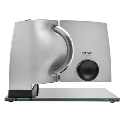 Abbildung von ritter sono 1 Elektrischer Allesschneider &amp; Brotschneidemaschine aus Metall, Made in Germany