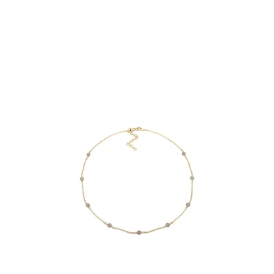 Abbildung von Elli Basic Choker Halskette goldcoloured, Damen, Größe: 36, Gold coloured