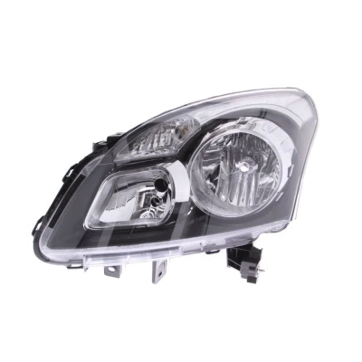 Abbildung von ABAKUS 551 1171LMLDEM2 Scheinwerfer links H7/H7, PY21W, W5W schwarz glasklar mit Stellmotor für LWR PX26d, BAU15s RENAULT: Koleos I