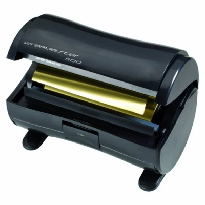 Abbildung von Wrapmaster 500 Knickdispenser für Haar Aluminium Folie, schwarz