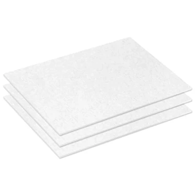 Abbildung von McFilter 3 Universal Mikrofilter ca. 26x15cm Luftfilter Motorfilter Abluftfilter Filtermatte Microfilter Staubsaugerfilter Filter zuschneidbar weiß