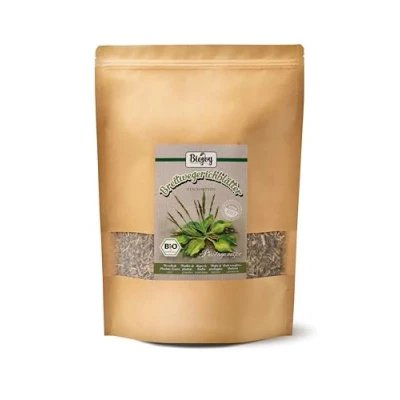 Abbildung von Biojoy BIO Breitwegerich Tee (500 g), getrocknet und geschnitten, Blätter, Breitwegerichkraut (Plantago major)