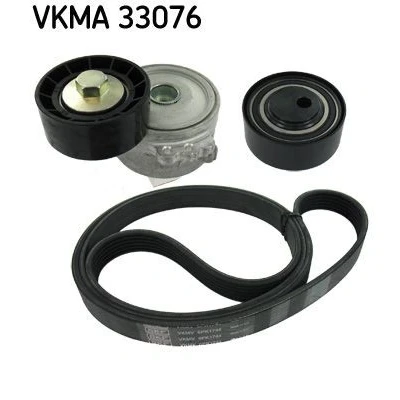 Abbildung von SKF VKMA 33076 Keilrippenriemensatz PEUGEOT: 206 Hatchback, CITROËN: C5 I Hatchback