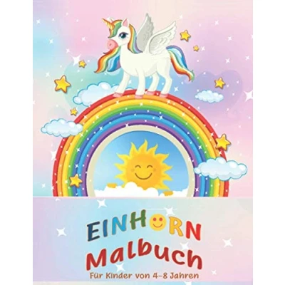 Abbildung von Einhorn Malbuch für Kinder von 4 8 Jahren: Malbücher