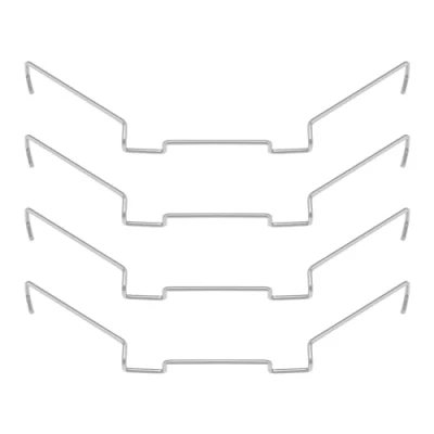 Abbildung von Create idea 4 Stück 9 cm CPU Kühlkörper Lüfter Drahtschnalle Edelstahl Computer Clips Oberer Haken Befestigungsclip für Hohlwellen