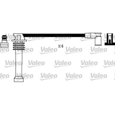 Abbildung von VALEO 346367 Zündkabelsatz FORD: FIESTA 5, Focus Mk1 Hatchback, 2, VOLVO: V50, MAZDA: 2 Hatchback