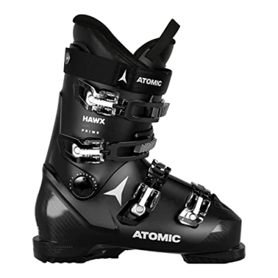 Abbildung von ATOMIC HAWX PRIME W Skischuhe Frauen Größe 25/25.5 Alpin Skischuh in Schwarz Boots mit 3D Knöchel &amp; Ferse für präzisen Sitz mittelbreite Skistiefel Anfänger