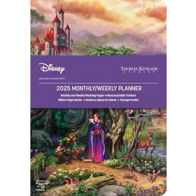 Abbildung von Disney Dreams Collection by Thomas Kinkade Studios 12 Month 2025 Monthly/Weekly: The Evil Queen (Agenda Ringbuch)