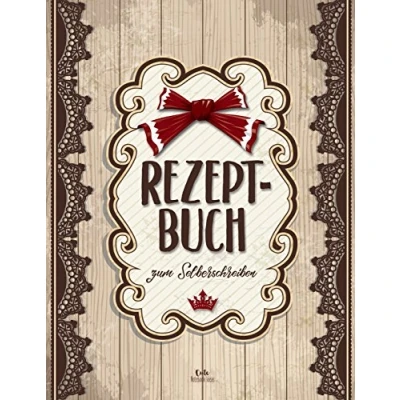 Abbildung von Rezeptbuch zum Selberschreiben