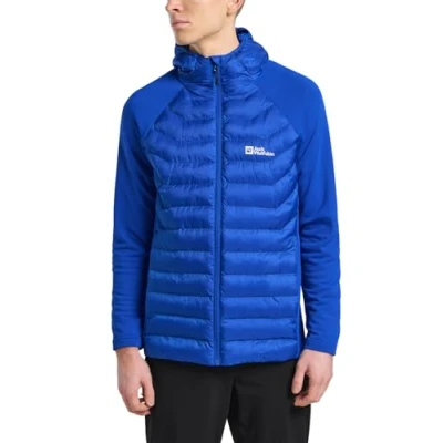 Abbildung von Jack Wolfskin Routeburn PRO Hybrid Outdoorjacke, Herren, Größe: Large, Midnight sky