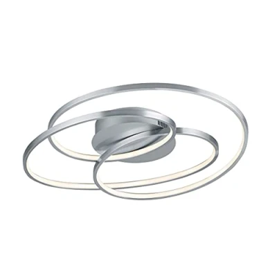 Abbildung von Trio Leuchten LED Deckenleuchte Gale 673916007, Metall Nickel matt, inkl. 38.5 Watt, Switch Dimmer