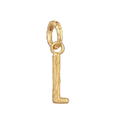 Abbildung von Elli Organic Letter L Anhänger goldcoloured, Damen, Größe: One Size, Gold coloured