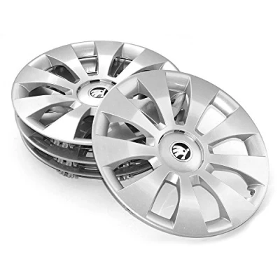 Abbildung von Skoda 3V0071456 Radkappen (4 Stück) Radblenden 16 Zoll Hermes Radzierblenden *** 6.5Jx16 Stahlfelgen
