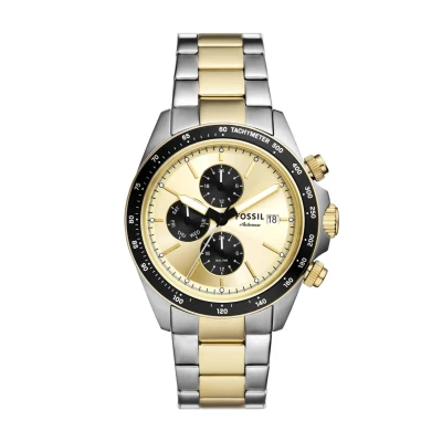 Abbildung von Fossil Traditional Autocross Chronograph, Herren, Größe: One Size, Tone