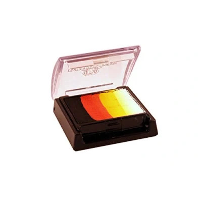 Abbildung von Eulenspiegel 340028 Split Cake Flame, Inhalt 6 ml, Schminke auf Wasserbasis, Kinderschminke, Theaterschminke