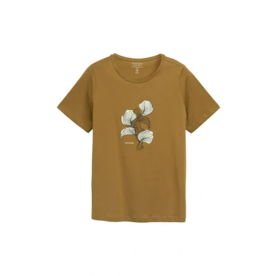 Abbildung von TOM Tailor Tshirt print, Damen, Größe: 50, Nutria olive