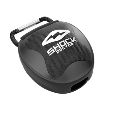 Abbildung von Shock Doctor Mundschutz Etui, Chrom, Schwarz