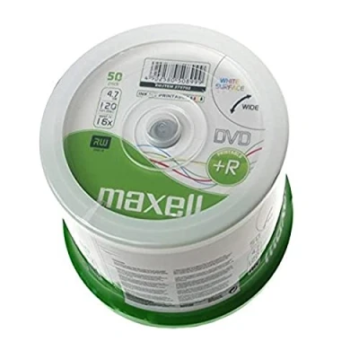 Abbildung von Maxell DVD R 4,7GB 16X Printable FF White SP*50, 276010.00.IN