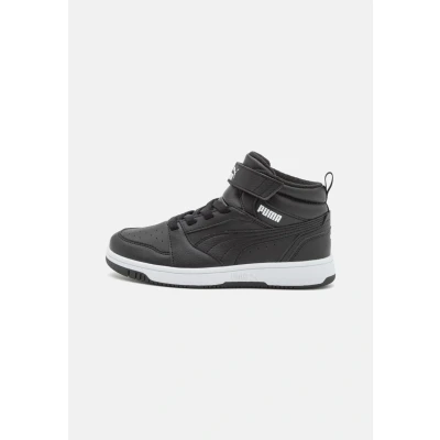 Abbildung von Puma Rebound Unisex Sneaker high für Kinder, Größe: 29, Shadow gray/black/white Schuhe