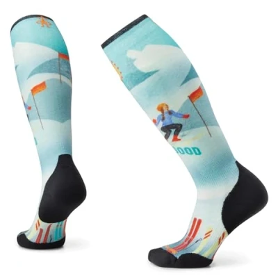 Abbildung von Smartwool SKI Targeted Cushion SNOW Bunny Print OTC Sportsocken, Damen, Größe: 34 37, Capri