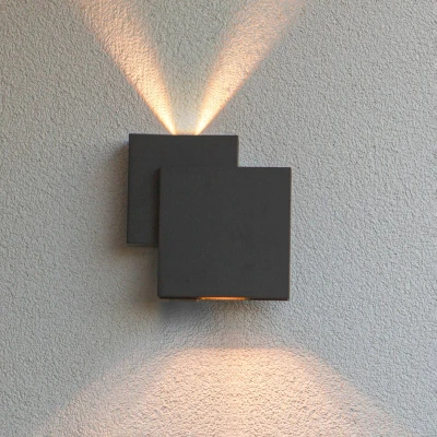 Abbildung von LUTEC LED Außen Deckenleuchte »RIALTO«, Leuchtmittel Modul fest integriert, einzigartiges Design, direktes &amp; Indirektes Licht