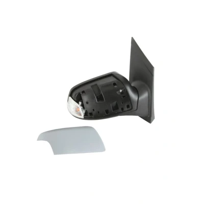 Abbildung von Außenspiegel Tyc 310 0097 rechts grundiert schwarz für elektr.Spiegelverstellung, konvex, beheizbar FORD: Focus 2, 2 Limousine, Kombi