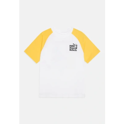 Abbildung von Puma Jungen Mid90s Graphic Tee Ii B T Shirts, White Sunny Yellow, 140 EU