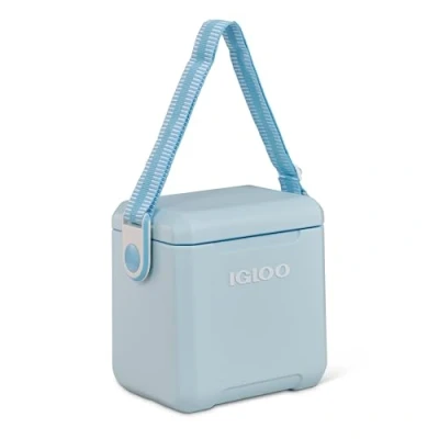 Abbildung von Igloo Passiv Kühlbox Tag Along Too, 10 Liter, für Shoppen, Camping, Freizeit und Job, Hellblau