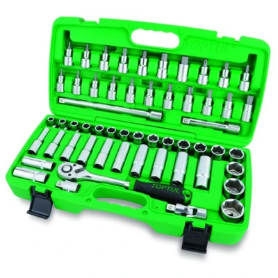 Abbildung von Werkzeugkasten TOPTUL 1/2 zoll 55 teilig (SL, PH, 6 kant, TORX)