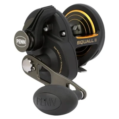 Abbildung von Penn Squall II Lever Drag Rolle RH 30LD Multirolle