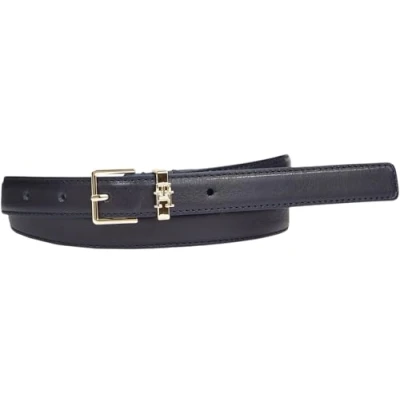 Abbildung von Tommy Hilfiger Square HIGH Waist Gürtel, Damen, Größe: 70, Space blue